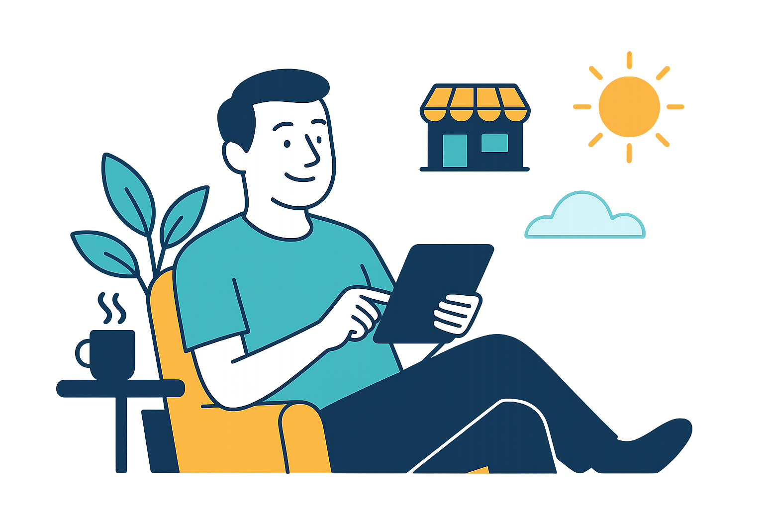 Sistema online POS con acceso remoto
