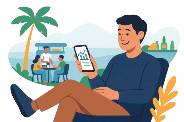 Sistema online POS con acceso remoto